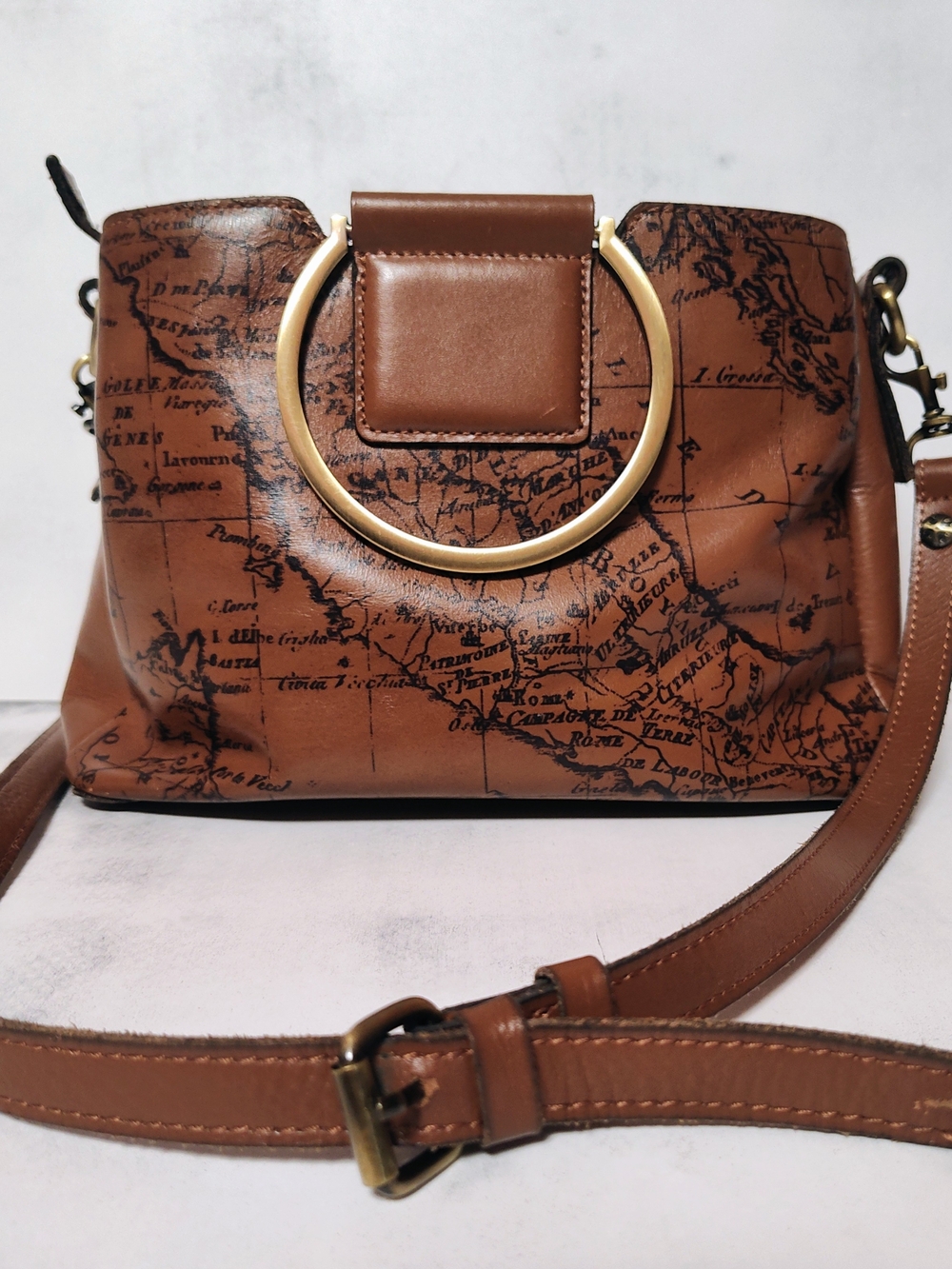 Patricia Nash Handbag leather purse crossbody removable strap